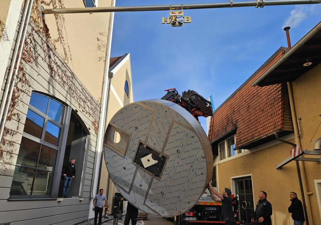 Sudhaus_Umbau_Läuterbottich_2025 Lieferung 1