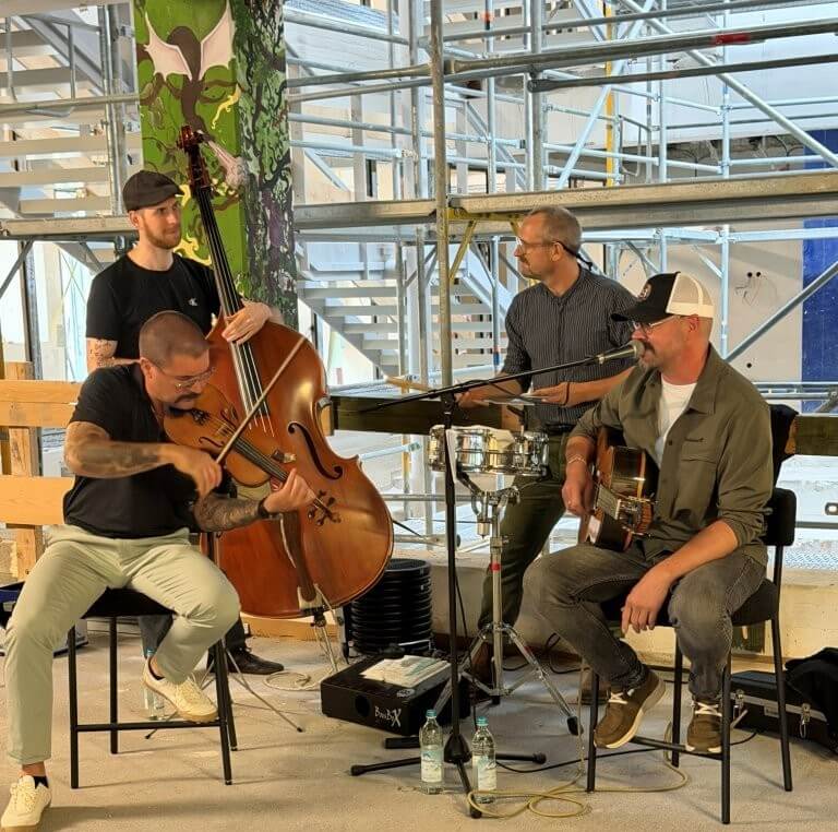 Django 3000 beim Baustellenkonzert